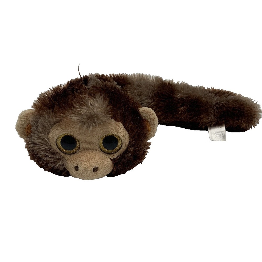 Fiesta Fursian Monkey Plush Big Brown Sparkly  Eyes Stuffed Animal 16"